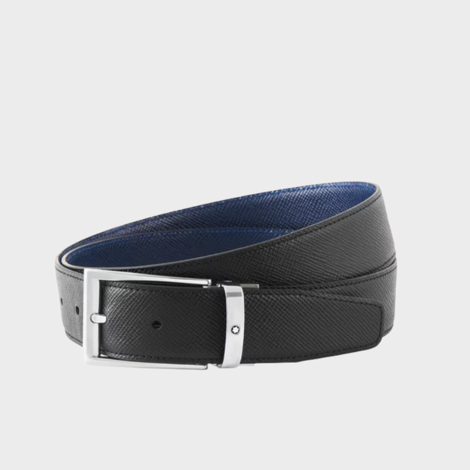 Montblanc Reversible Belt - Black&Blue