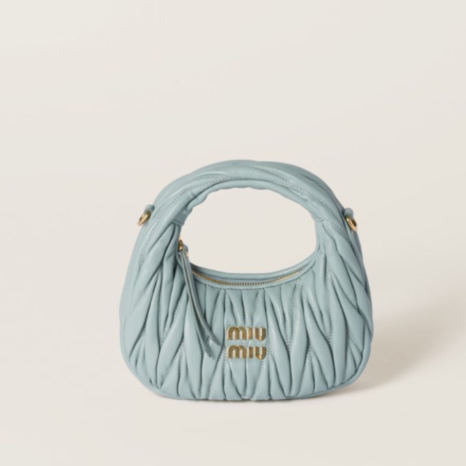 MIU MIU Wander Mini Bag - Powder Blue