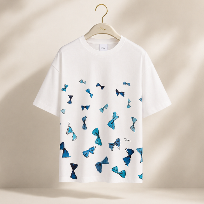Christian Dior T-Shirt - White&Blue