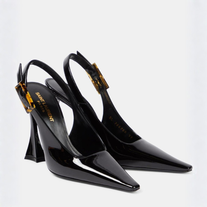 Saint Laurent Dune Slingback - Black
