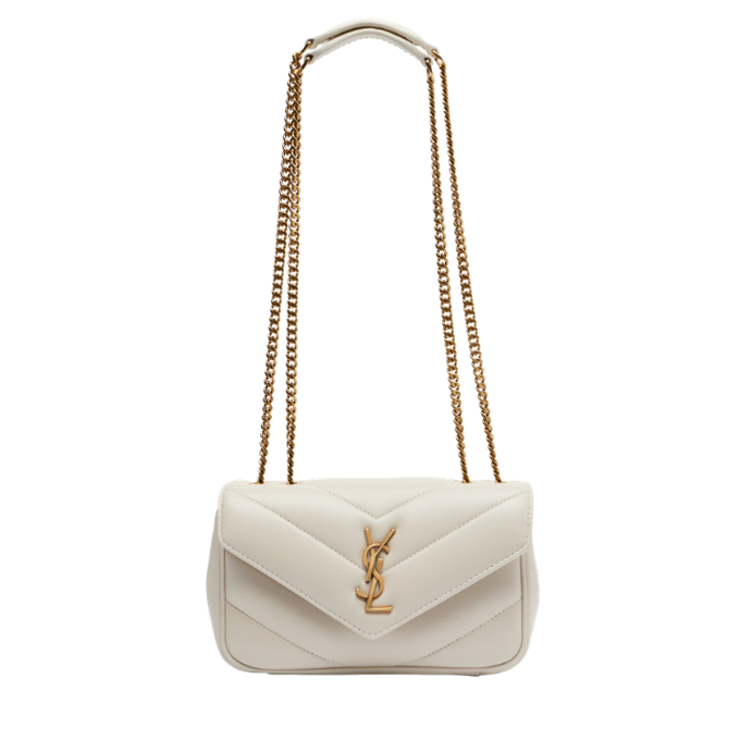 SAINT LAURENT Loulou Mini Bag - Bej