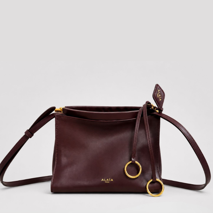 Alaia Le Click Small Bag - Burgundy