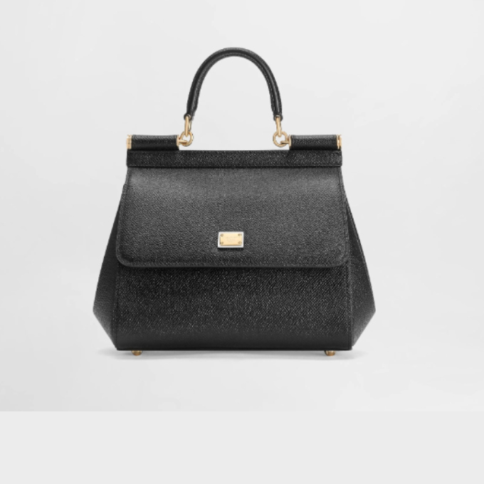 Dolce Gabbana Sicily Small Bag - Negru