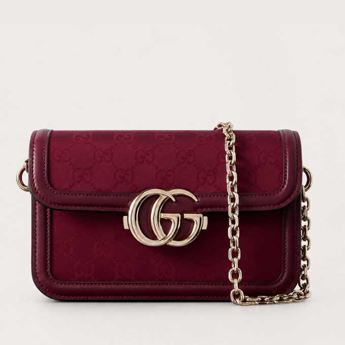 Gucci Go Small Bag - Burgundy