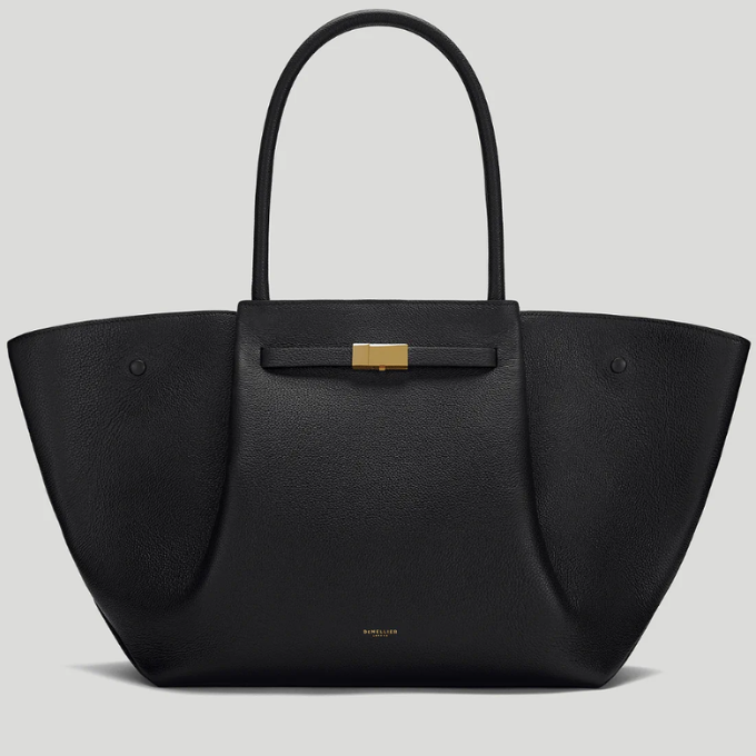 DEMELLIER The New York Large Bag - Negru