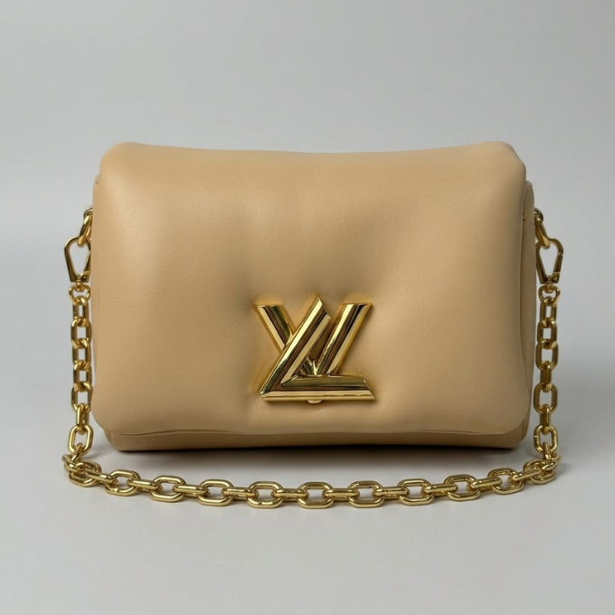 Louis Vuitton Twist Padded Bag - Beige