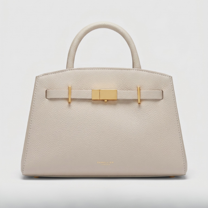 DEMELLIER Hudson Small Bag - Chalk