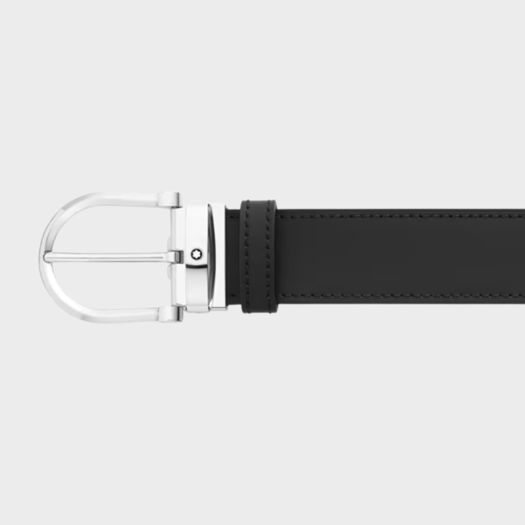 Montblanc Reversible Belt - Negru&Maro
