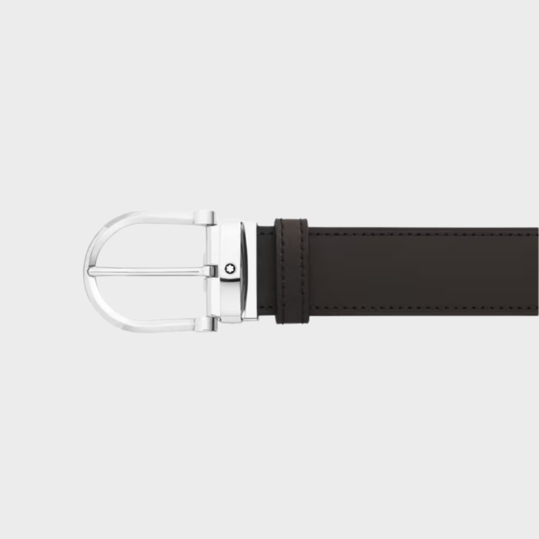 Montblanc Reversible Belt - Negru&Maro