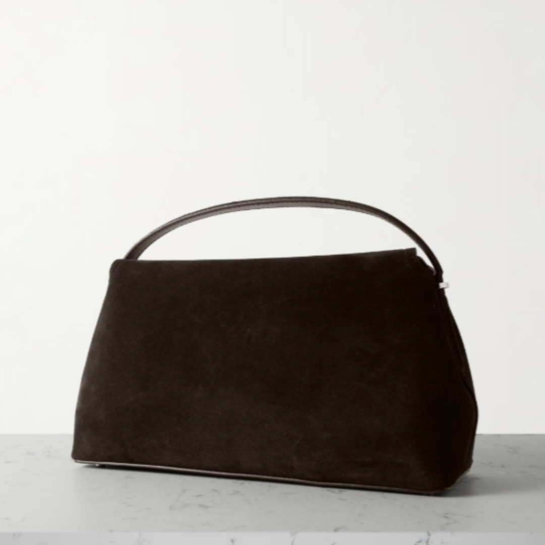 Toteme T-Lock Medium Bag - Dark Brown