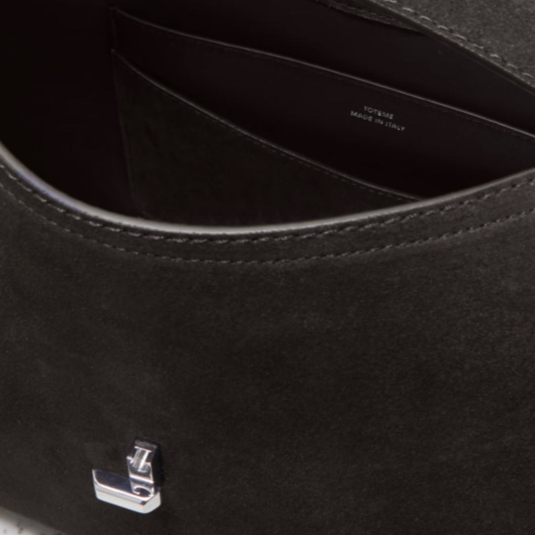 Toteme T-Lock Medium Bag - Dark Brown