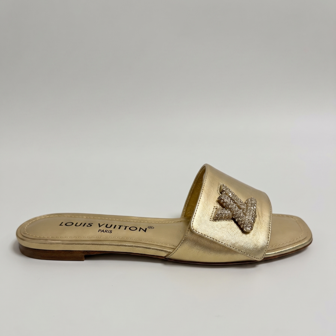 Louis Vuitton Shake Flat Mules - Auriu