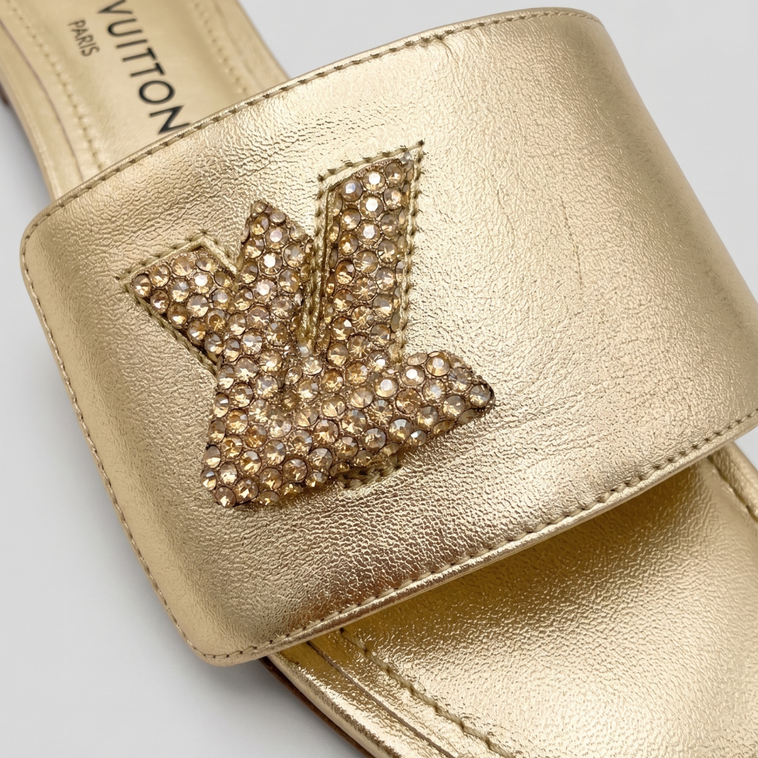 Louis Vuitton Shake Flat Mules - Auriu