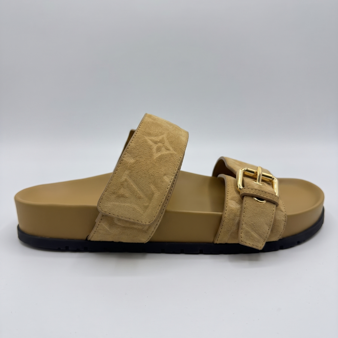 Louis Vuitton Bom Dia Mules - Bej