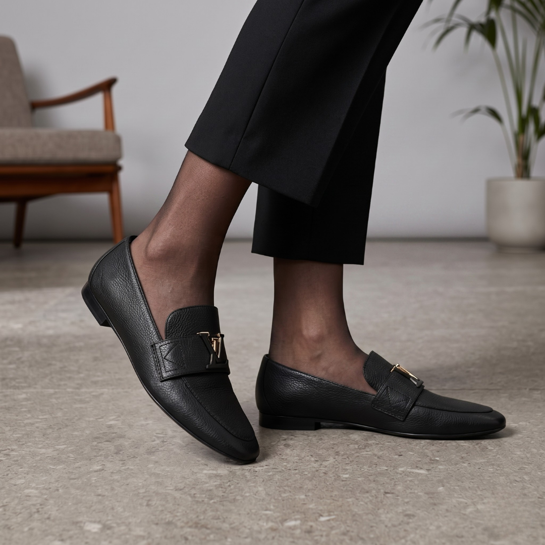 Louis Vuitton Mare Loafers - Negru