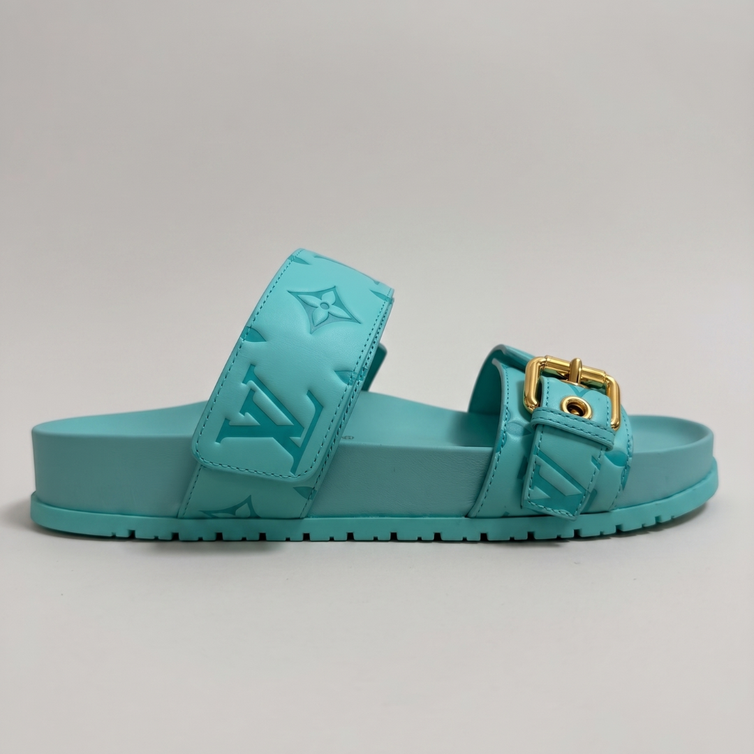 Louis Vuitton Bom Dia Mules - Turcoaz