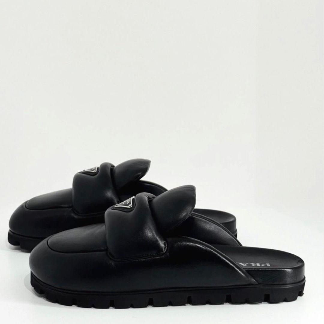 PRADA Soft Padded Nappa Leather - Negru