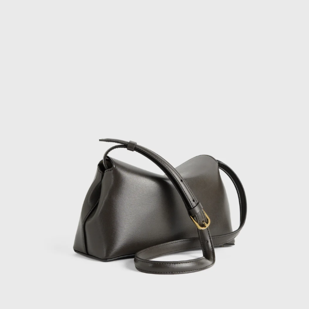TOTEME T-Lock Small Bag - Maro Închis