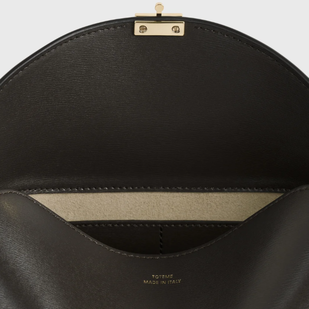 TOTEME T-Lock Small Bag - Maro Închis