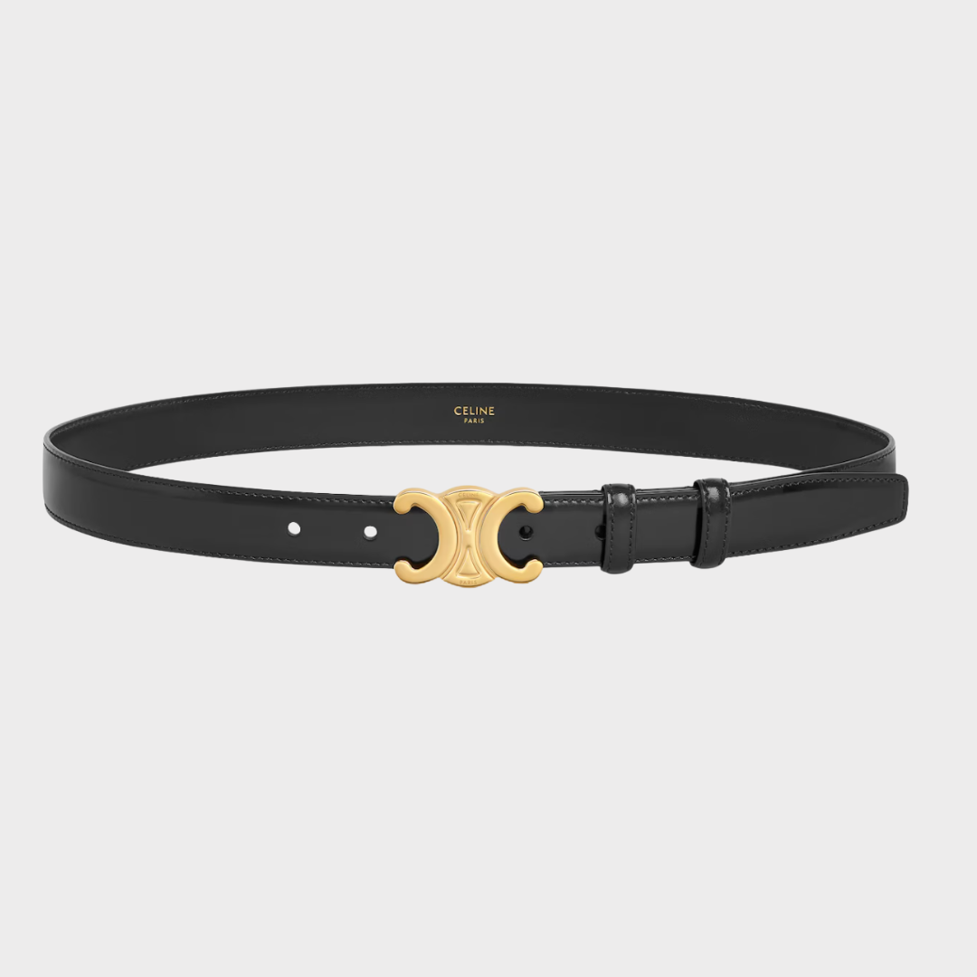 Triomphe Belt 25MM IN Taurillon Leather