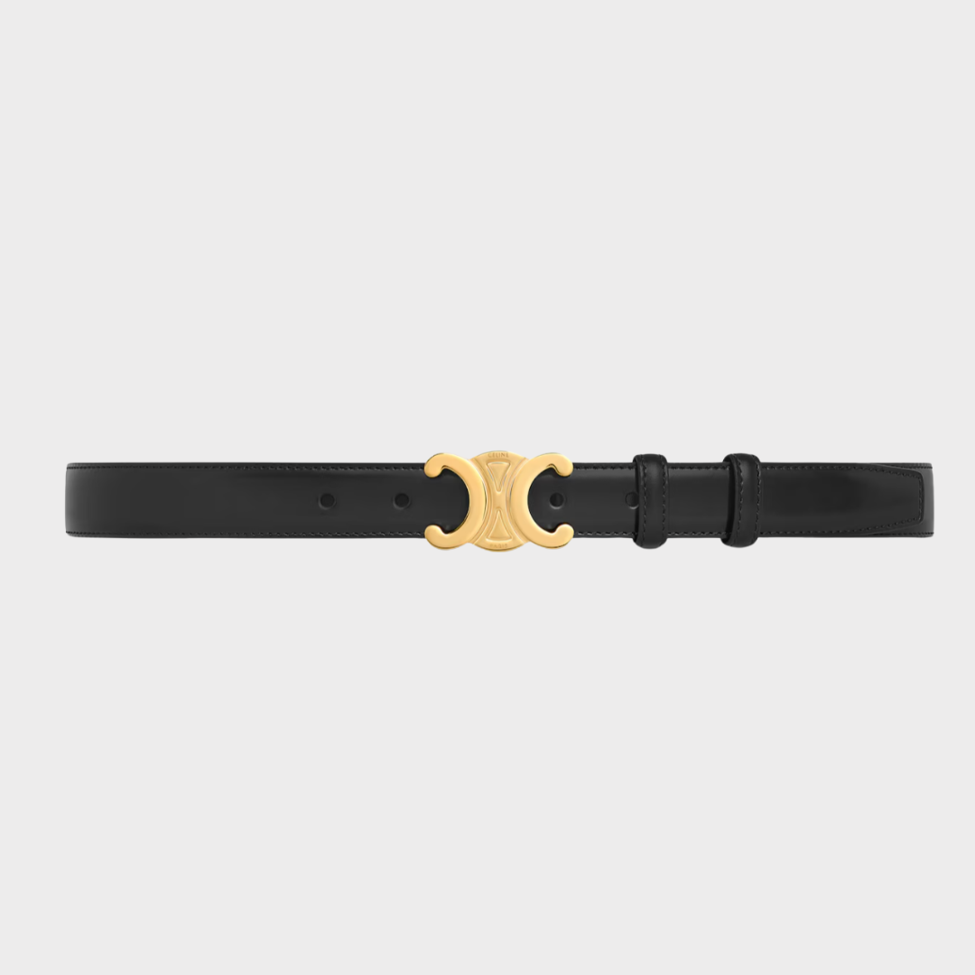 Triomphe Belt 25MM IN Taurillon Leather
