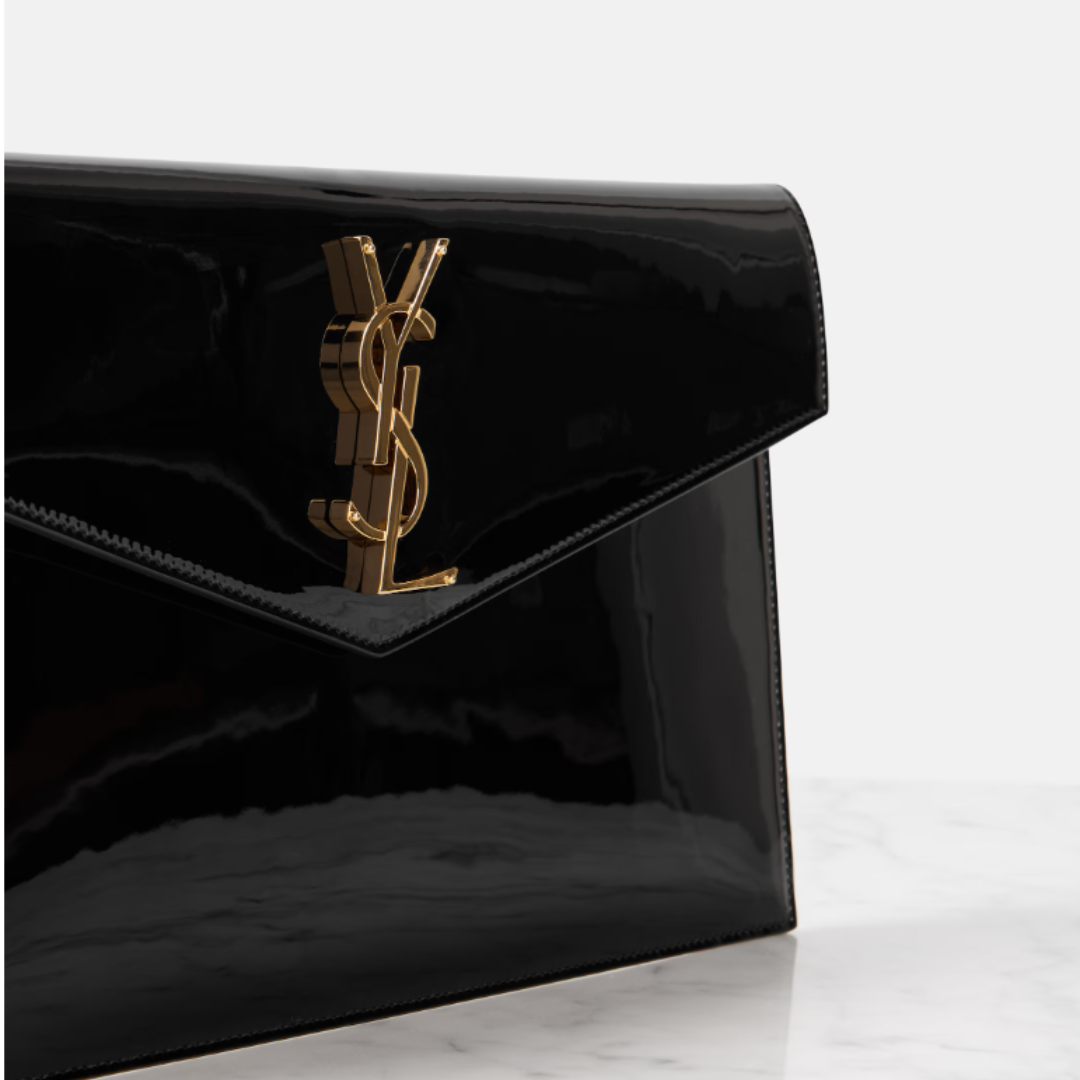 Saint Laurent Uptown Clutch - Black