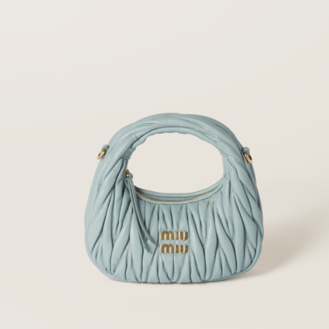 MIU MIU Wander Mini Bag - Powder Blue
