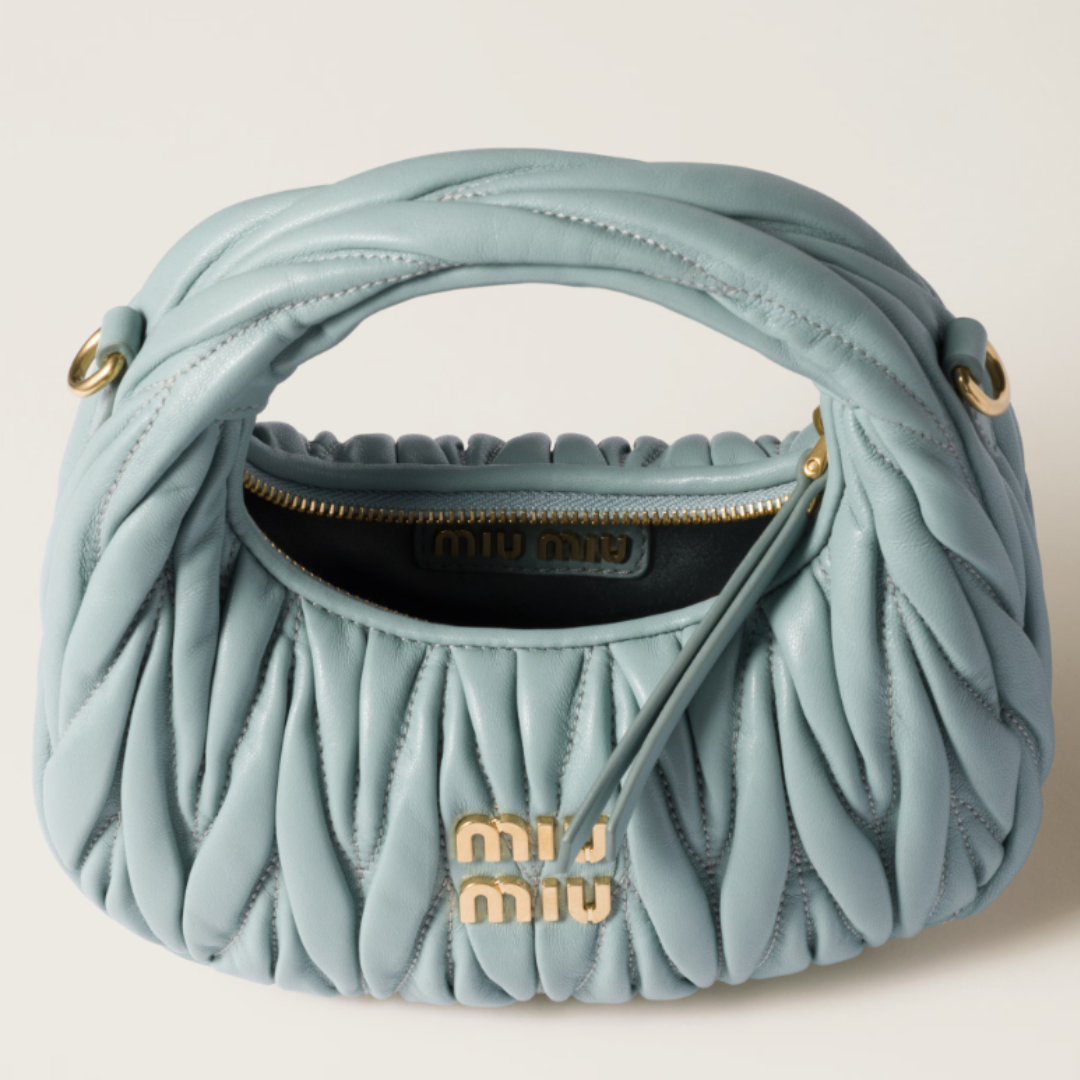 MIU MIU Wander Mini Bag - Powder Blue
