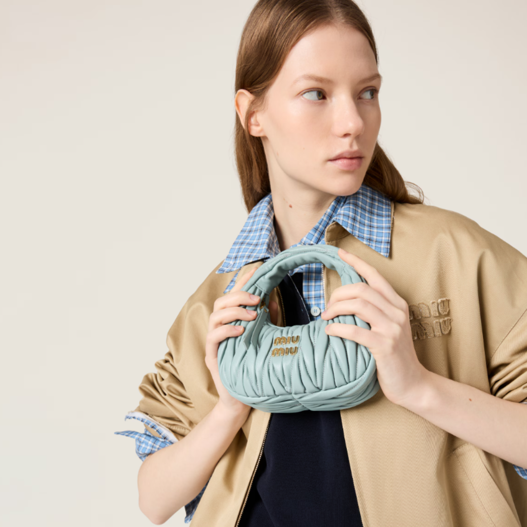 MIU MIU Wander Mini Bag - Powder Blue