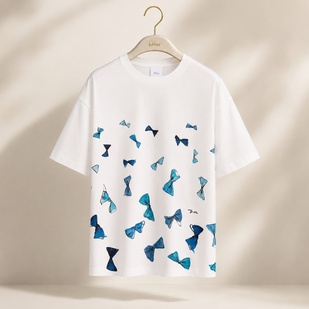 Christian Dior T-Shirt - White&Blue