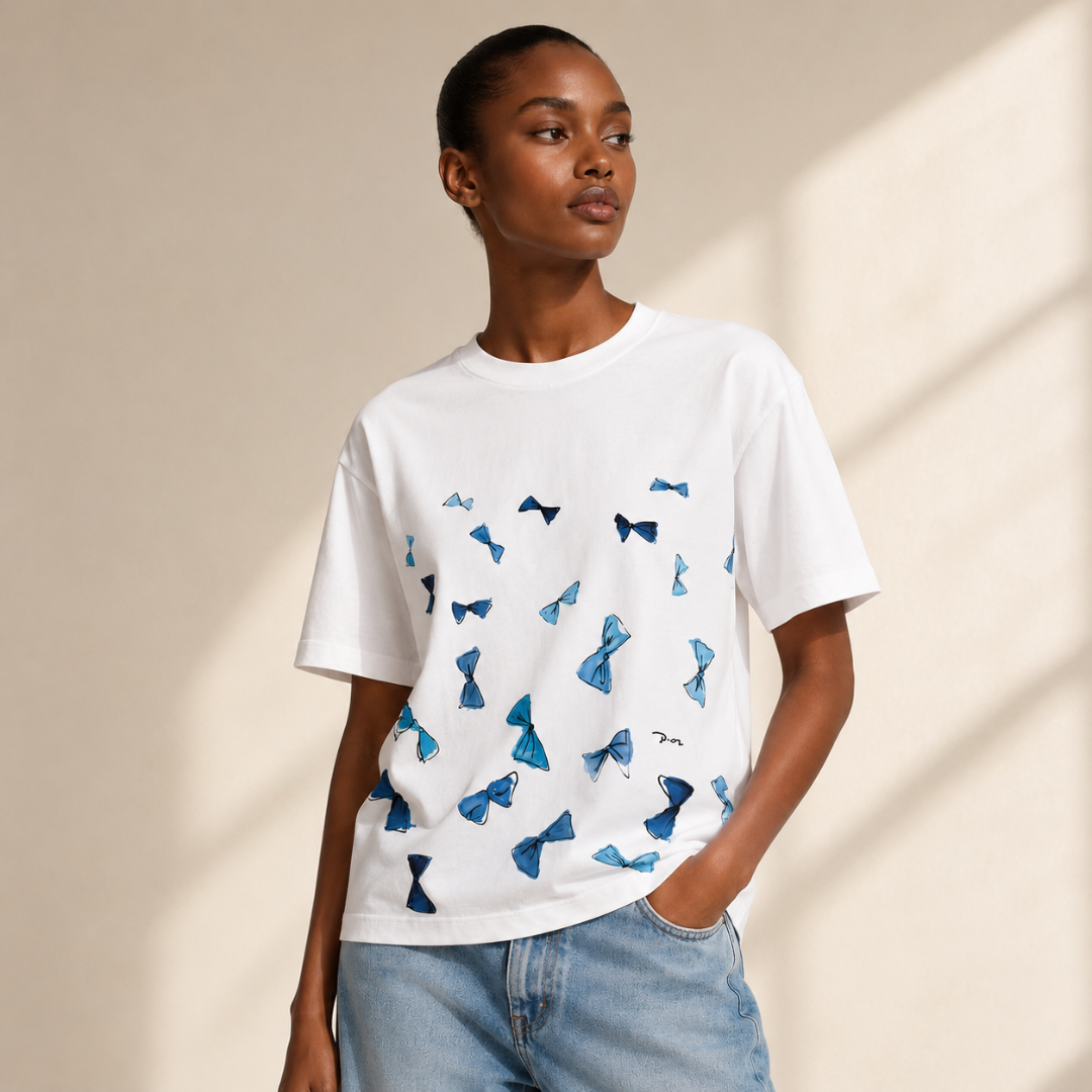 Christian Dior T-Shirt - White&Blue