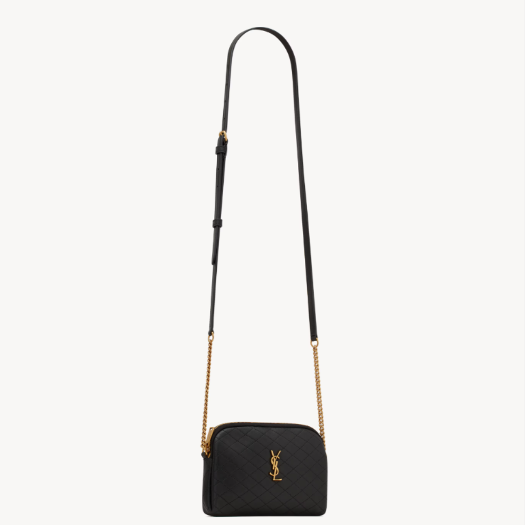 Saint Laurent Gaby Zippered Pouch - Negru
