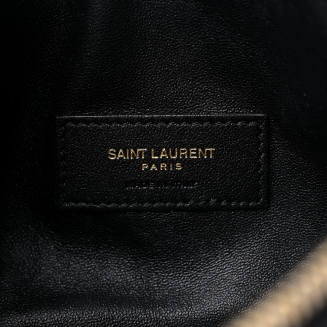 Saint Laurent Gaby Zippered Pouch - Black