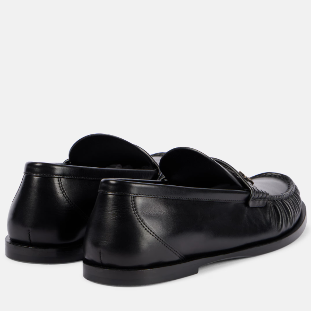 Saint Laurent Penny Loafers Black