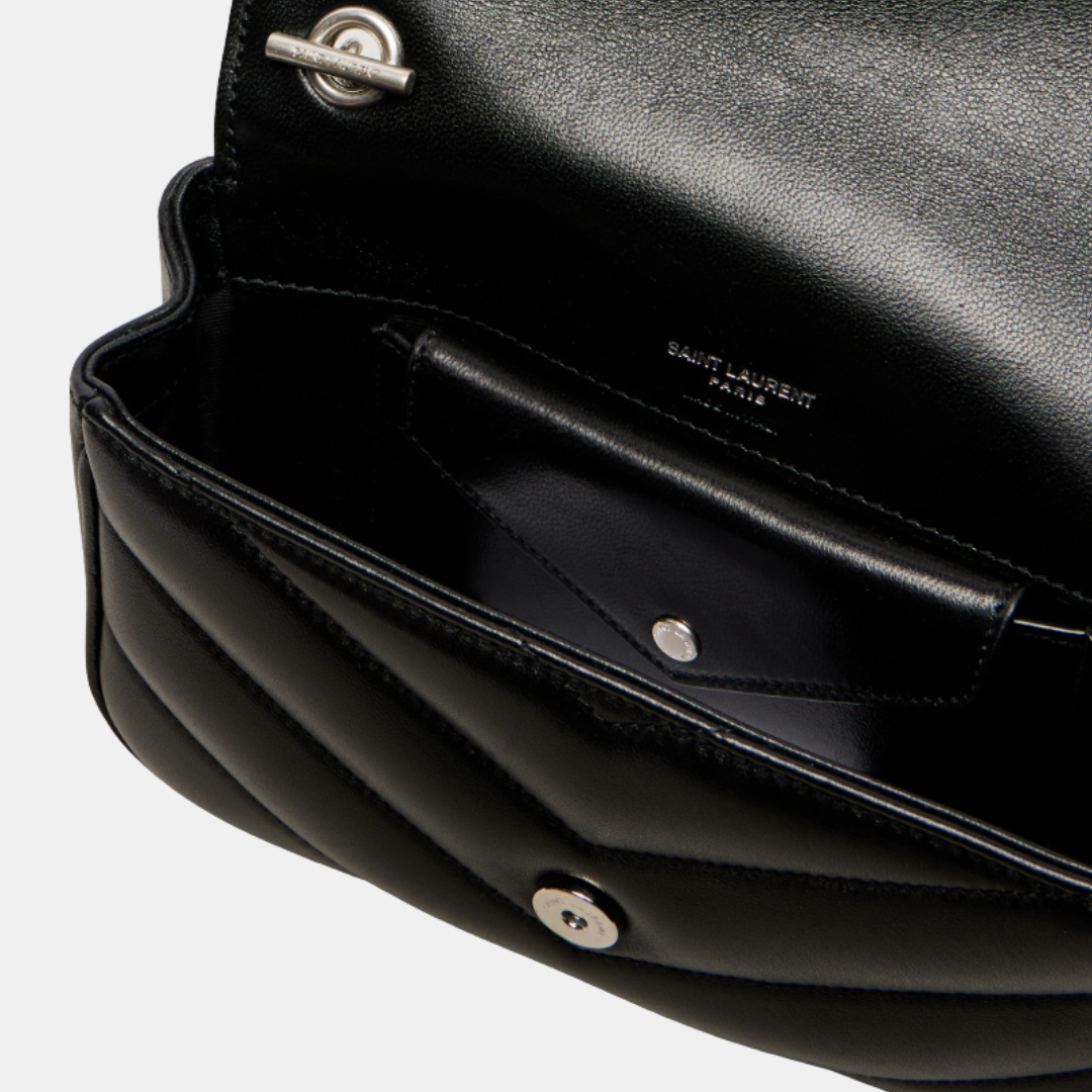 SAINT LAURENT Loulou Mini leather shoulder bag