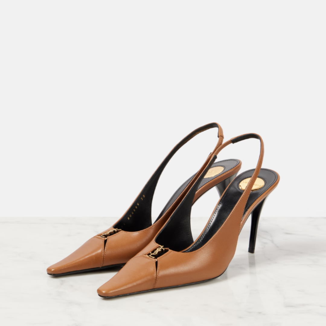 YSL Babylone Slingback Pumps - Maro