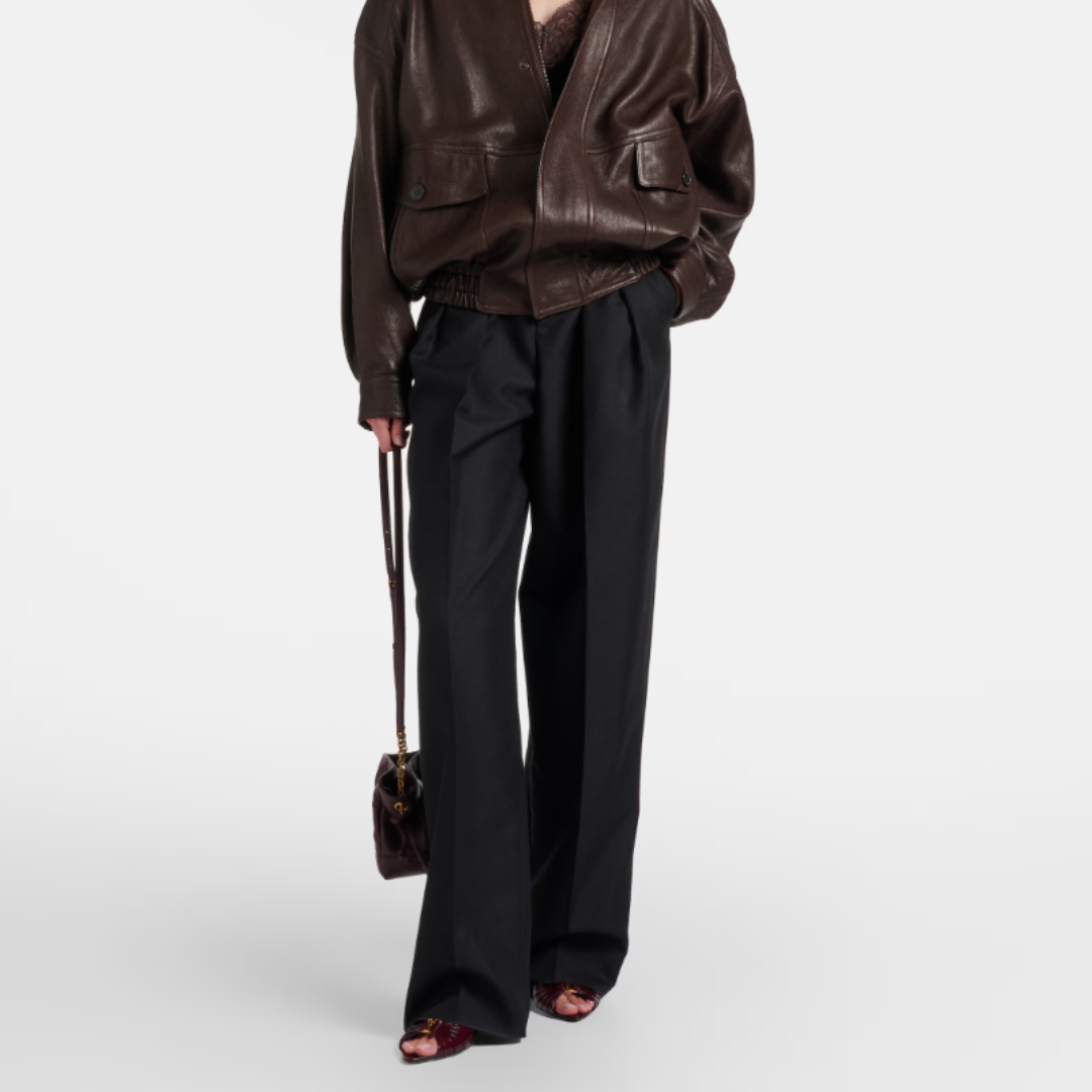 Saint Laurent Babylone Mules 60 - Burgundy