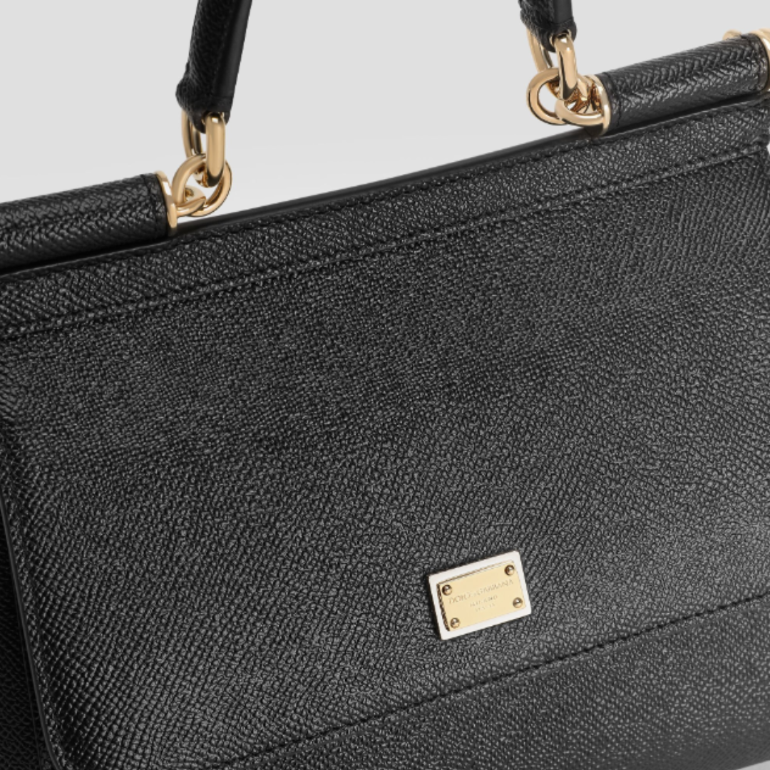 Dolce Gabbana Sicily Small Bag - Negru