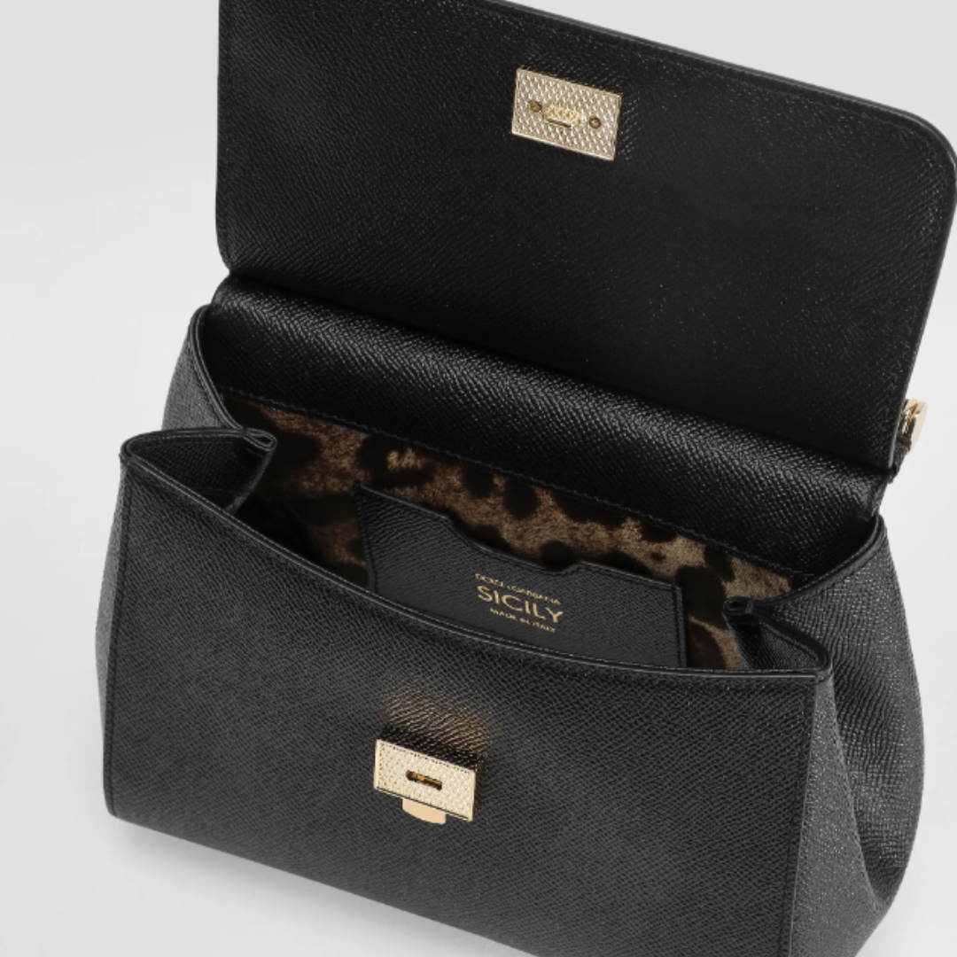 Dolce Gabbana Sicily Small Bag - Black