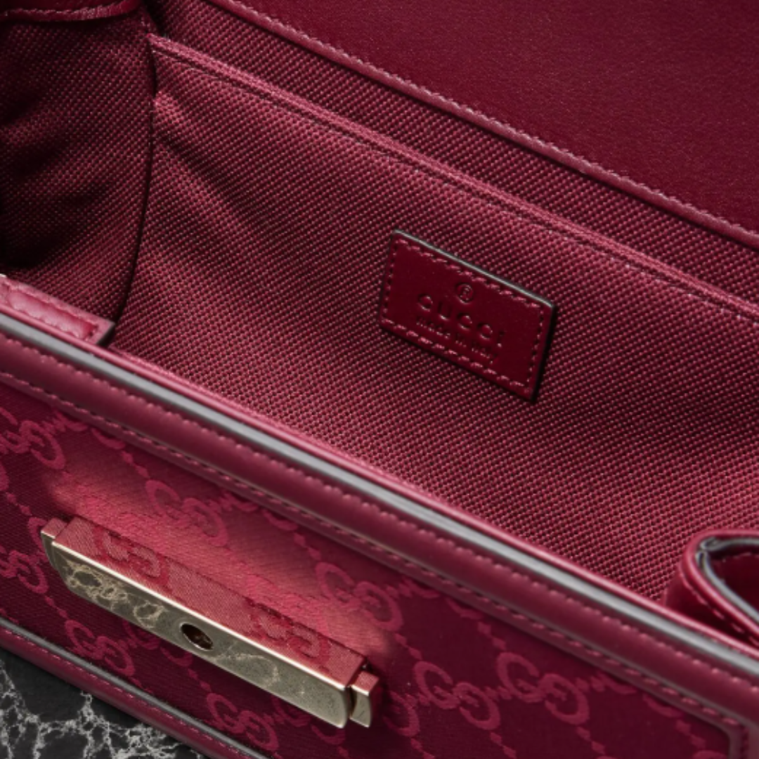 Gucci Go Small Bag - Burgundy