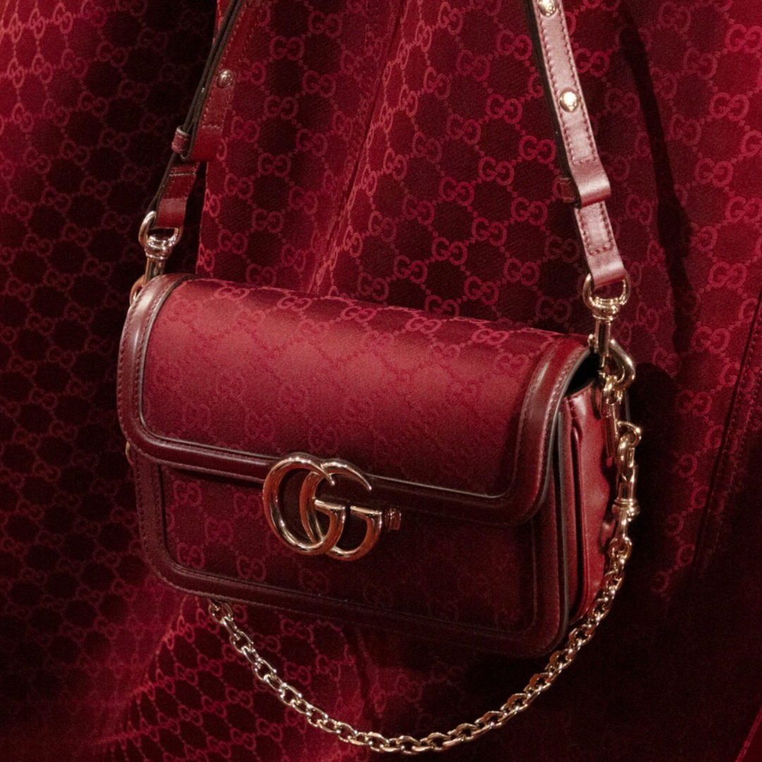 Gucci Go Small Bag - Burgundy