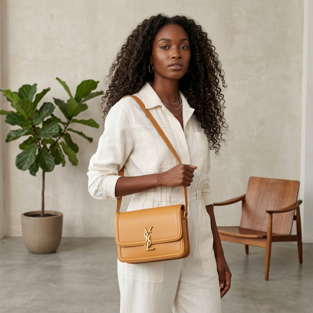 Saint Laurent Solferino Bag - Dark Sun