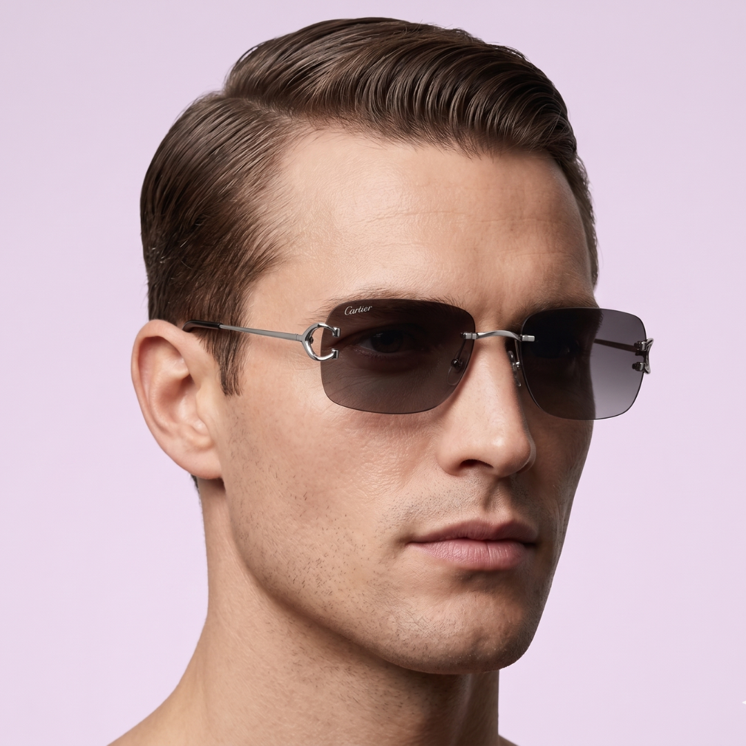 Cartier Sunglasses - Grey&Silver