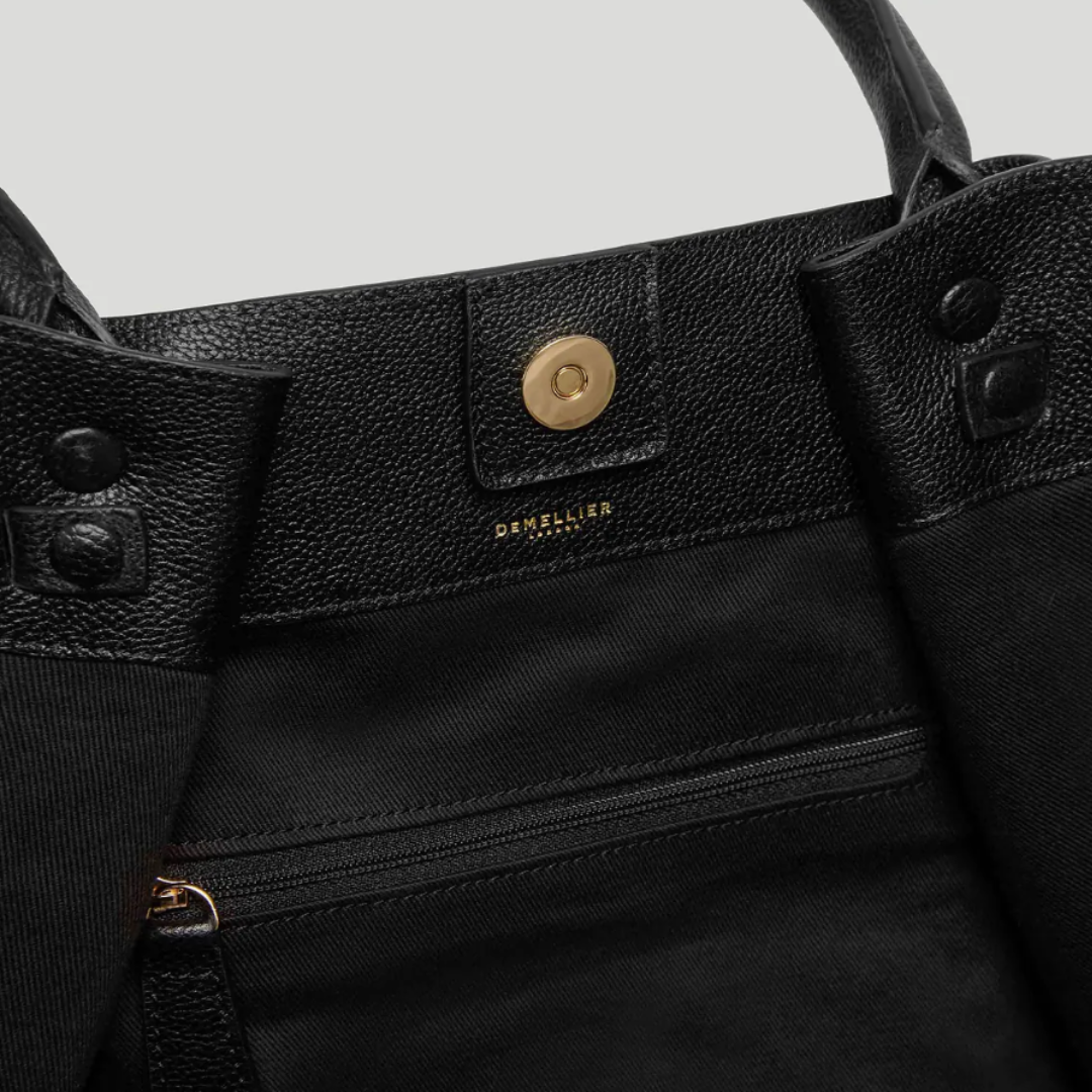 DEMELLIER The New York Large Bag - Negru