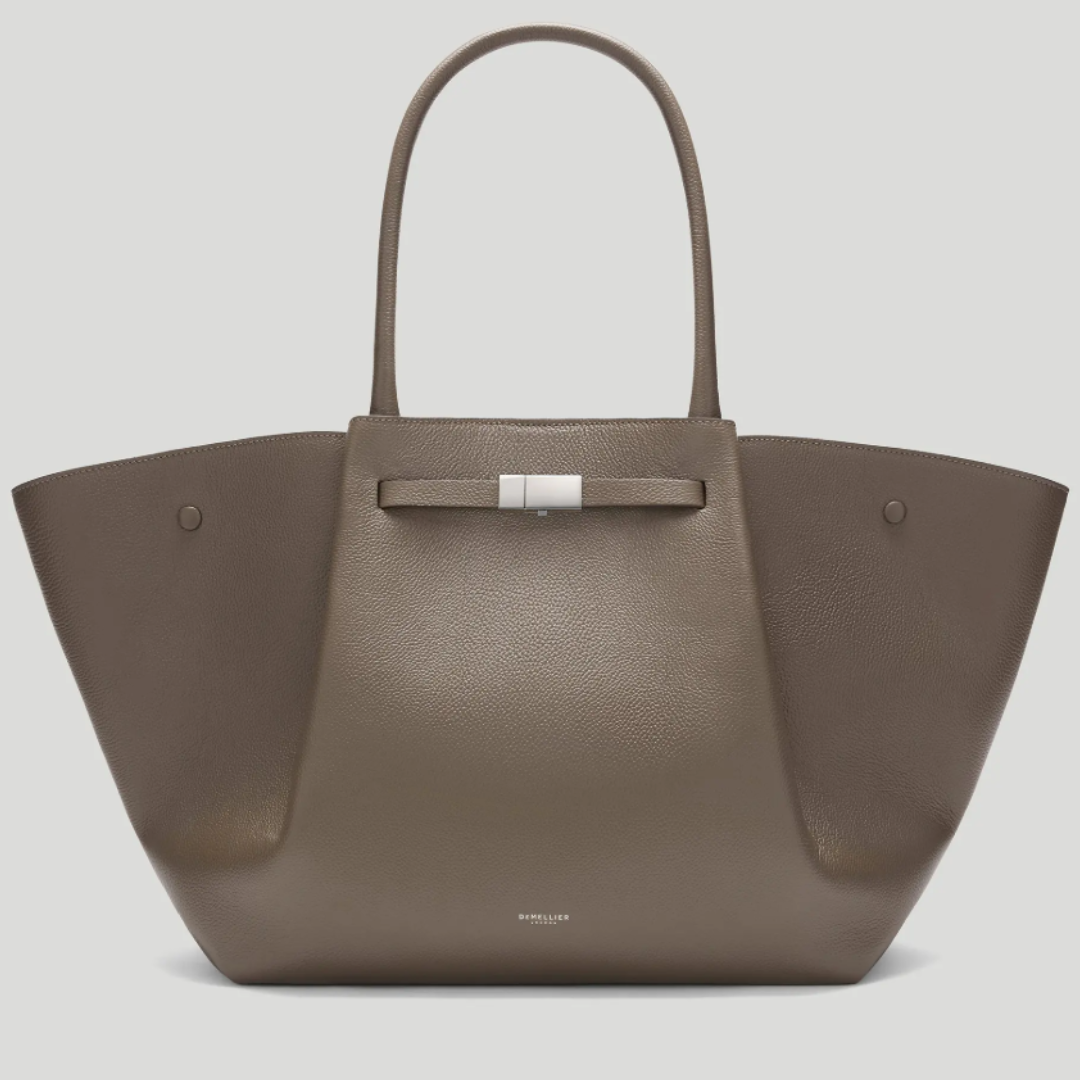 DEMELLIER The New York Large Bag - Taupe închis