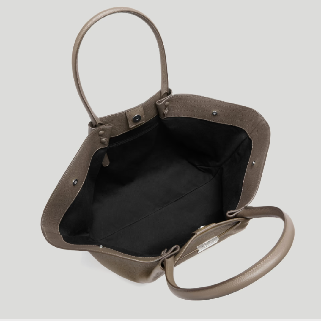 DEMELLIER The New York Large Bag - Taupe închis