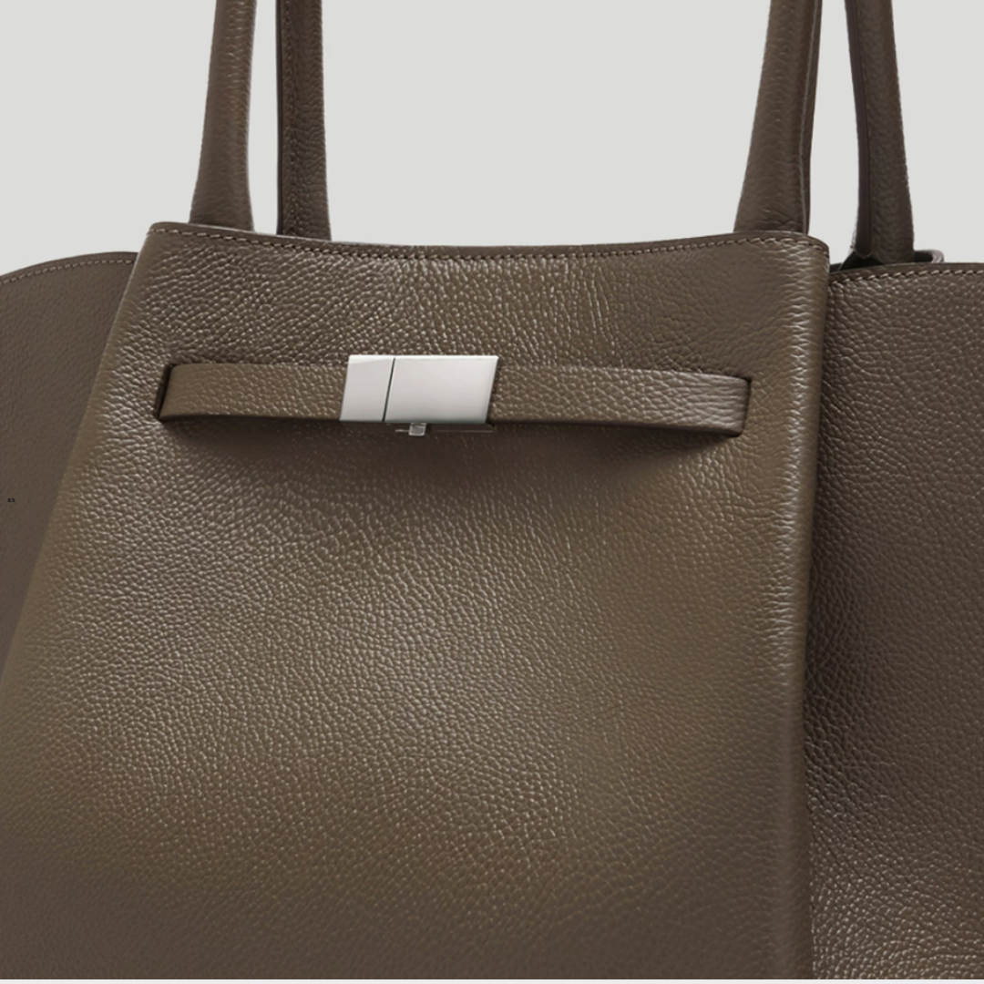 DEMELLIER The New York Large Bag - Taupe închis