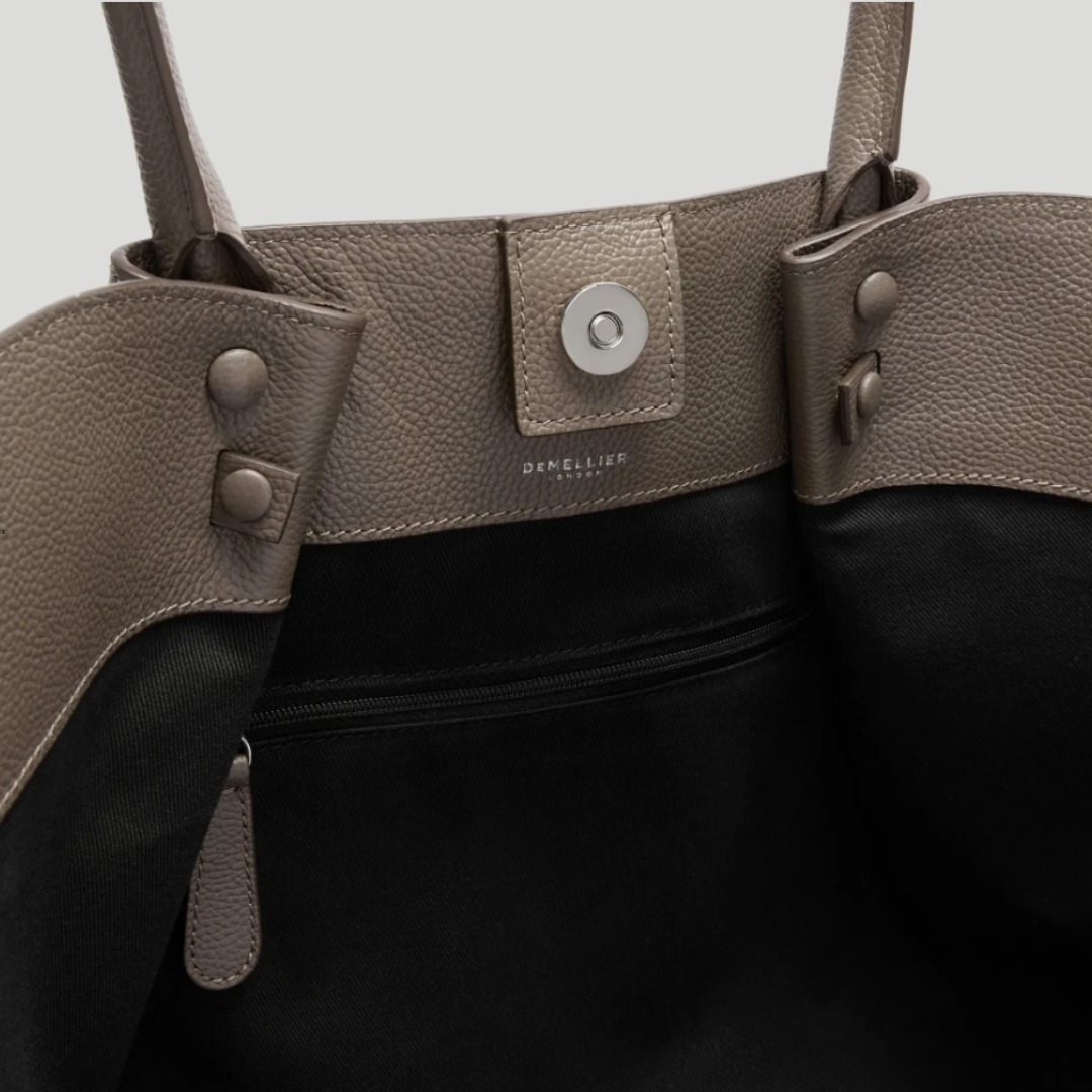 DEMELLIER The New York Large Bag - Taupe închis