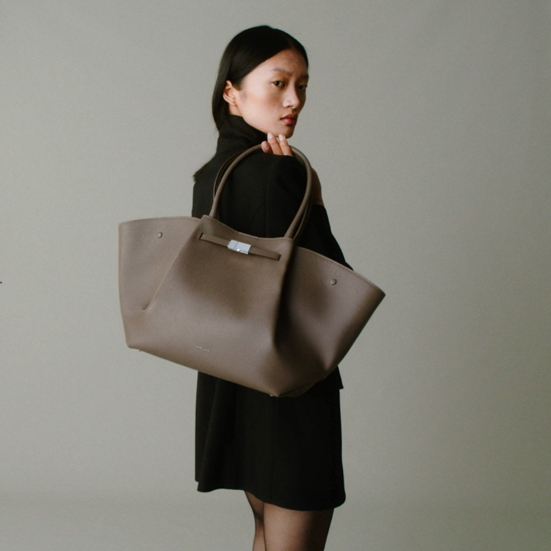 DEMELLIER The New York Large Bag - Taupe închis