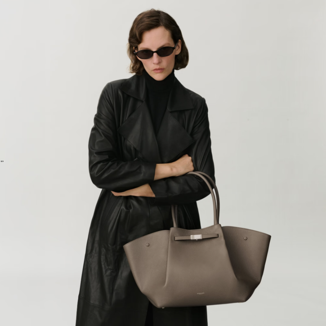 DEMELLIER The New York Large Bag - Taupe închis